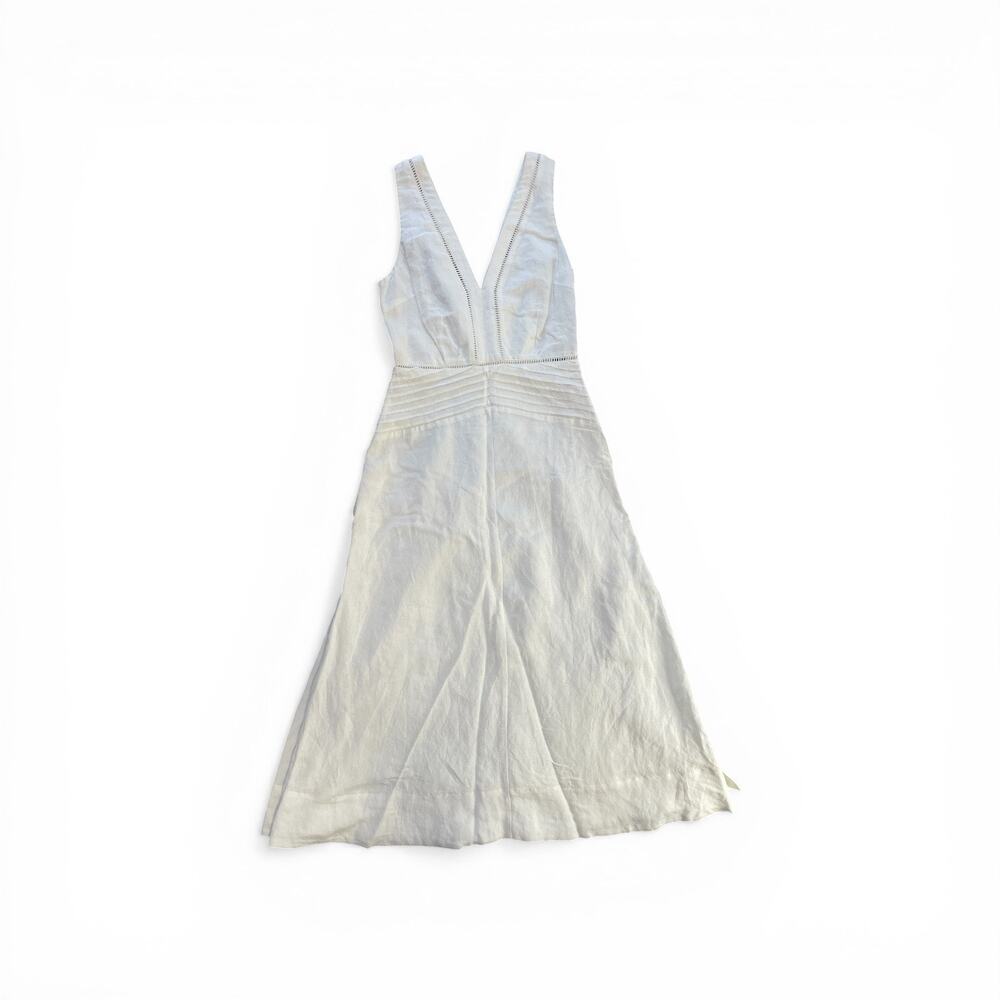 Mon Renn Zenith Linen Blend Sleeveless Maxi Dress - Picture 2 of 4